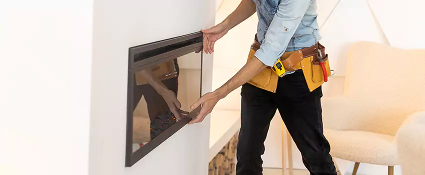 Metal Fireplace Installation in Marysville, Ohio
