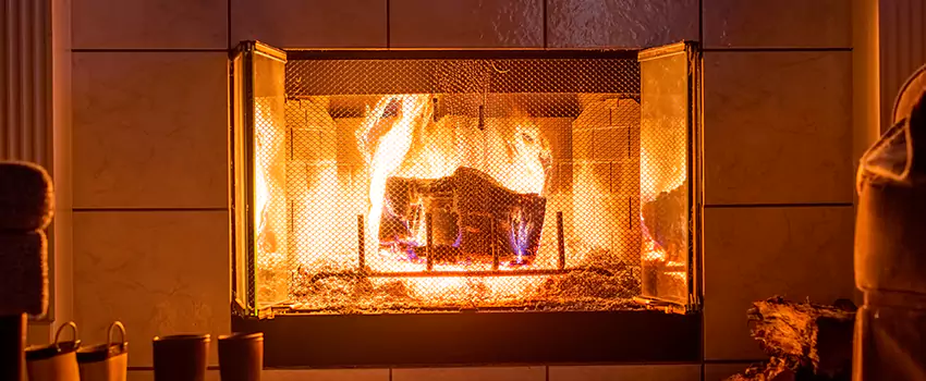 Mendota Hearth Landscape Fireplace Installation in Marysville, Ohio