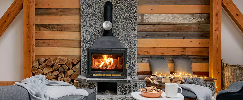 Thelin Hearth Products Direct Vent Gas Stove Fireplace Inspection in Marysville, Ohio